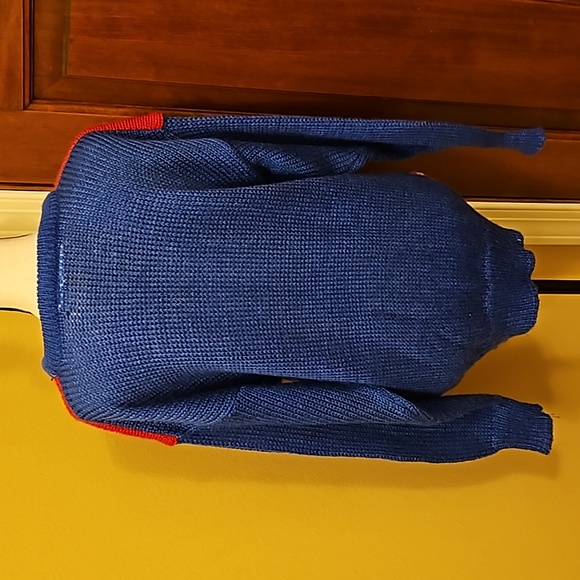 VINTAGE NUT CRACKER SWEATER 80S CHRISTMAS UGLY SWEATER ICE SKATERS 20 - Picture 9 of 11